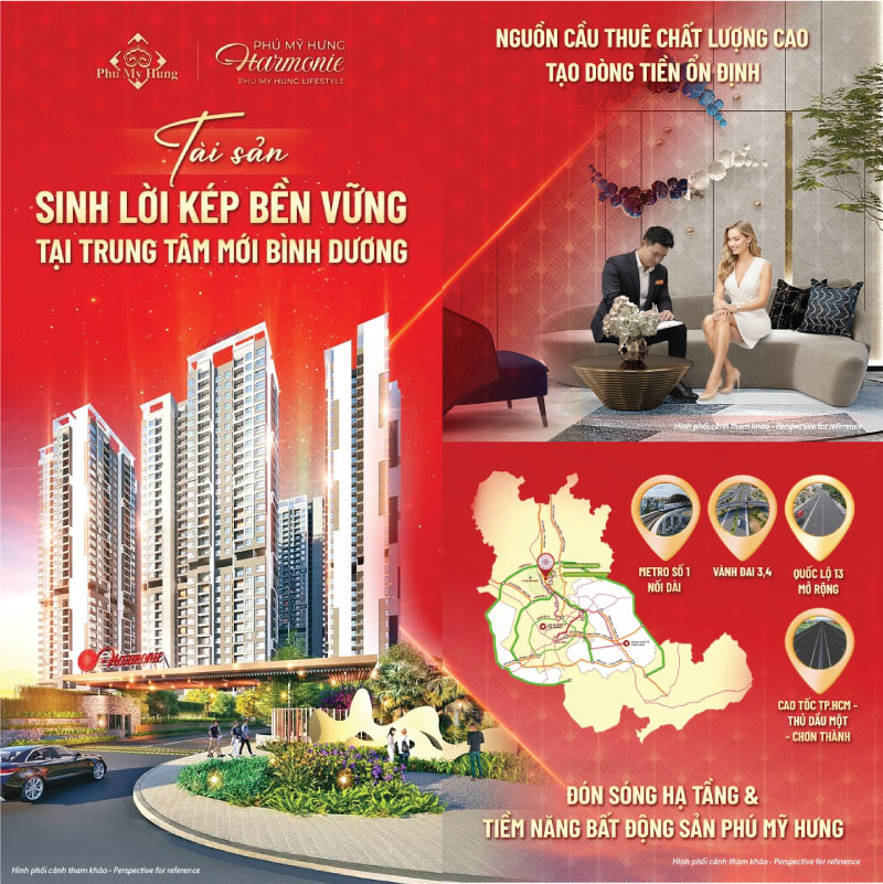 The Harmonie Phú Mỹ Hưng: Bảo chứng tài sản “sinh lời kép” tại trung tâm Bắc TP.HCM